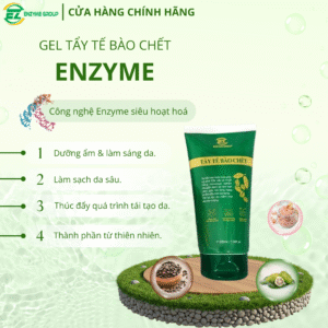 KEM TẨY TẾ BÀO CHẾT ENZYME -  Giải pháp làm sạch da tự nhiên - chai 200ml
